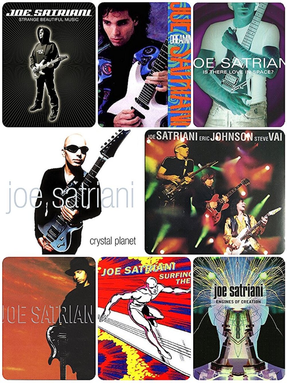 Joe Satriani 8 CD Bundle
